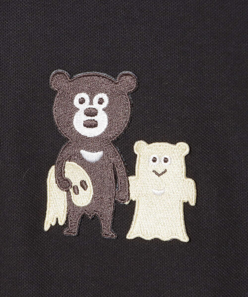 BEAMS T(ビームスティー)の「BEAMS T / ゴーストベアー ポロシャツ(ポロシャツ・メンズ・ホワイト/ブラック/グレー・S/M/L/XL)」の16枚目の写真
