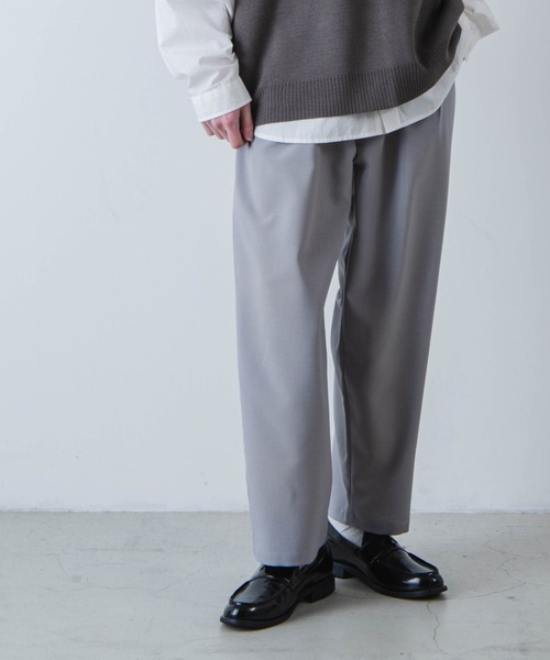 WEGO（ウィゴー）の「WEGO/イージーケアセミワイドアンクルスラックス（スラックス・メンズ・ブラック/ライトグレー・LARGE/MEDIUM）」の20枚目の写真