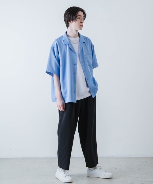WEGO（ウィゴー）の「WEGO/イージーケアセミワイドアンクルスラックス（スラックス・メンズ・ブラック/ライトグレー・LARGE/MEDIUM）」の16枚目の写真