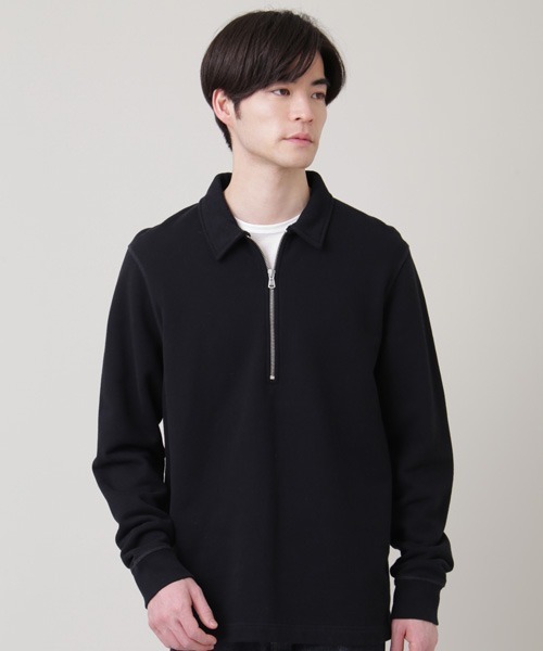 SUNSPEL(サンスペル)の「MEN’S Q40 COTTON LOOPBACK(スウェット・メンズ・ブラック/グレー・MEDIUM/LARGE)」の1枚目の写真
