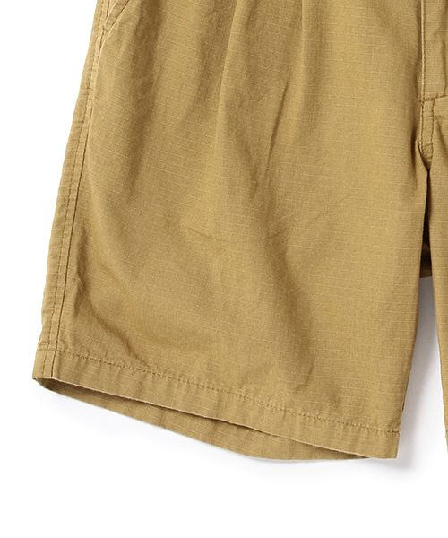 BEAMS（ビームス）の「VAPORIZE / ツープリーツ リップストップ ショーツ（その他パンツ・メンズ・ブラック/ブラウン系その他/オリーブ/ネイビー・SMALL/LARGE/MEDIUM）」の15枚目の写真