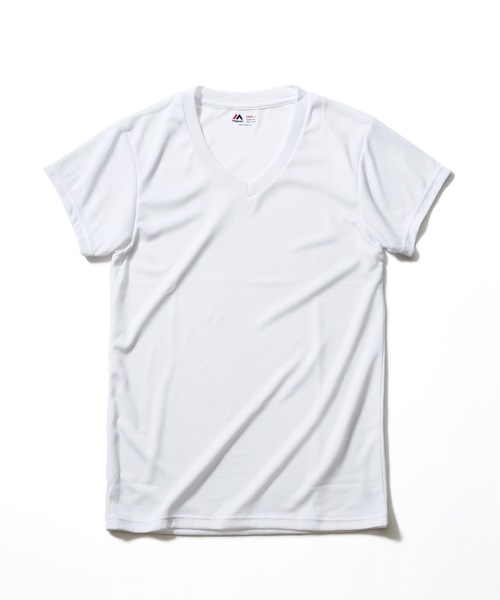 MAJESTIC(マジェスティック)の「【Majestic/マジェスティック】ドライメッシュVネックTシャツ 2枚組(Tシャツ/カットソー・メンズ・ホワイト/ブラック・X-LARGE/SMALL/MEDIUM)」の4枚目の写真