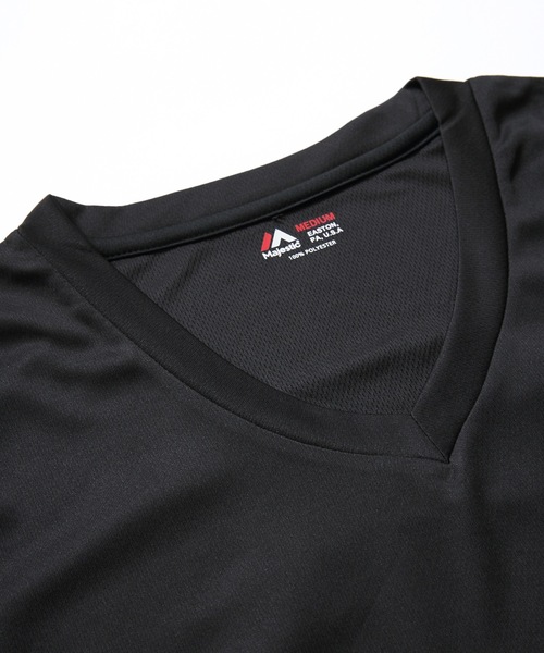 MAJESTIC(マジェスティック)の「【Majestic/マジェスティック】ドライメッシュVネックTシャツ 2枚組(Tシャツ/カットソー・メンズ・ホワイト/ブラック・X-LARGE/SMALL/MEDIUM)」の12枚目の写真