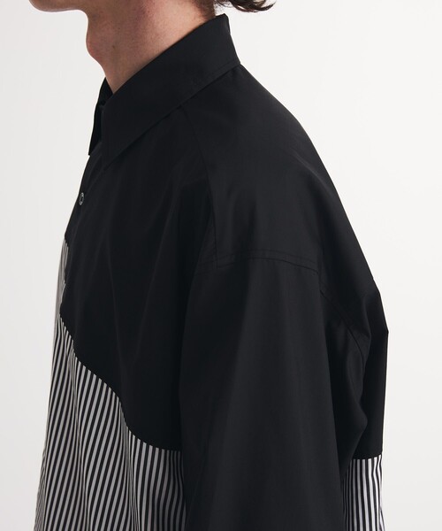 UNITED TOKYO(ユナイテッドトウキョウ)の「ラウンドストライプシャツ(シャツ/ブラウス・メンズ・ブラック/ピンク/ミント・1/2/3)」の19枚目の写真