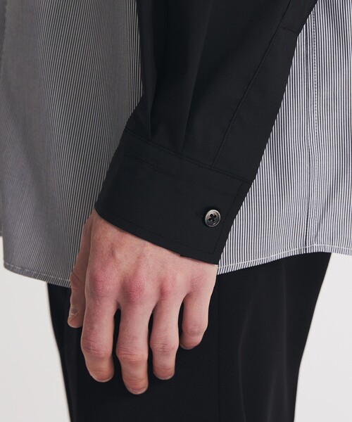 UNITED TOKYO(ユナイテッドトウキョウ)の「ラウンドストライプシャツ(シャツ/ブラウス・メンズ・ブラック/ピンク/ミント・1/2/3)」の20枚目の写真