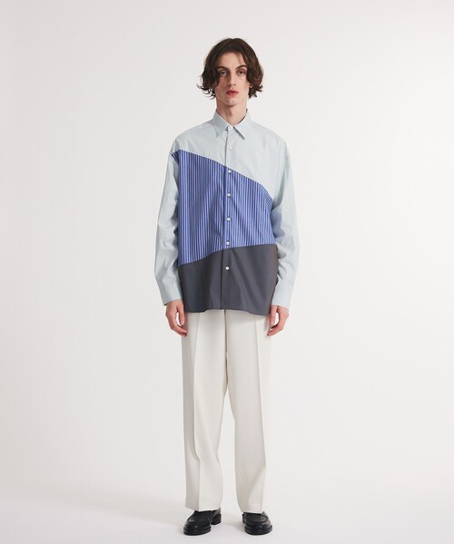 UNITED TOKYO(ユナイテッドトウキョウ)の「ラウンドストライプシャツ(シャツ/ブラウス・メンズ・ブラック/ピンク/ミント・1/2/3)」の22枚目の写真