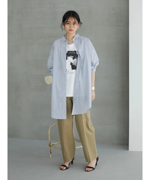 AMERICAN HOLIC(アメリカンホリック)の「アートプリントカットプルオーバー(Tシャツ/カットソー・レディース・オフホワイト・M/L)」の9枚目の写真