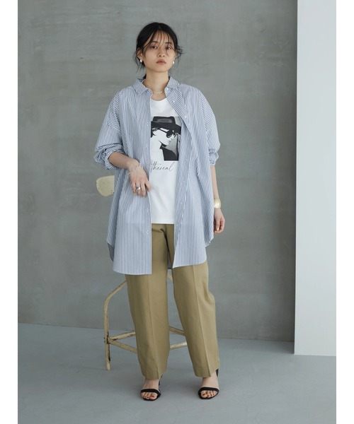 AMERICAN HOLIC(アメリカンホリック)の「アートプリントカットプルオーバー(Tシャツ/カットソー・レディース・オフホワイト・M/L)」の10枚目の写真