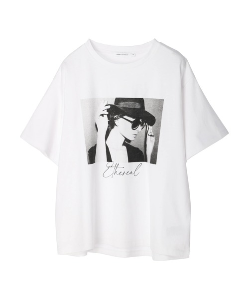AMERICAN HOLIC(アメリカンホリック)の「アートプリントカットプルオーバー(Tシャツ/カットソー・レディース・オフホワイト・M/L)」の11枚目の写真