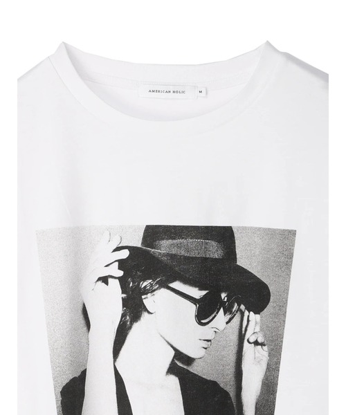 AMERICAN HOLIC(アメリカンホリック)の「アートプリントカットプルオーバー(Tシャツ/カットソー・レディース・オフホワイト・M/L)」の13枚目の写真