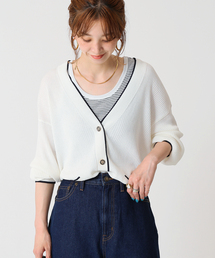 B.C STOCK | ラインVネックカーディガン(カーディガン/ボレロ)