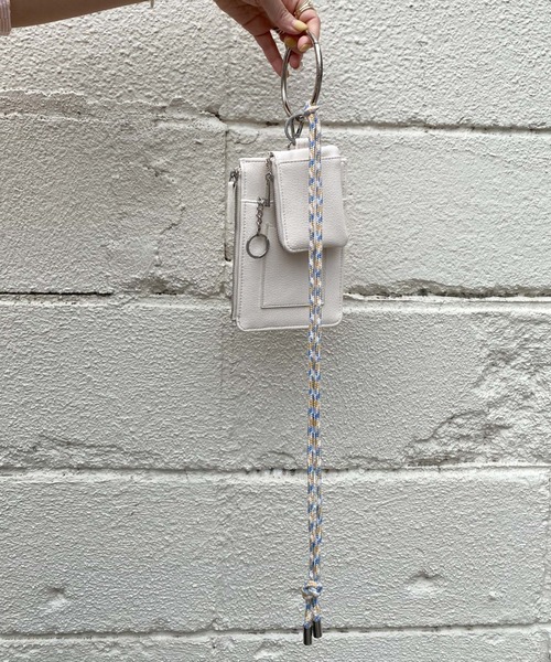 archives（アルシーヴ）の「ポーチ付きモバイルショルダー（スマホグッズ・レディース・ブラック/グレー/グリーン/アイボリー・FREE）」の14枚目の写真