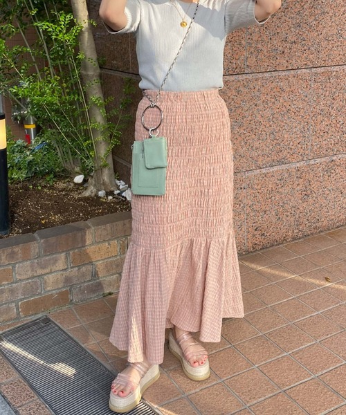 archives（アルシーヴ）の「ポーチ付きモバイルショルダー（スマホグッズ・レディース・ブラック/グレー/グリーン/アイボリー・FREE）」の21枚目の写真