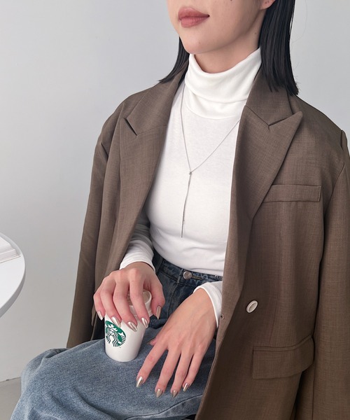 iso（イソ）の「ノットチェーンロングネックレス（ネックレス・レディース・シルバー/ゴールド/ピンク・FREE）」の16枚目の写真