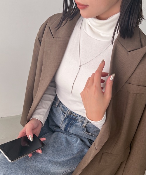 iso（イソ）の「ノットチェーンロングネックレス（ネックレス・レディース・シルバー/ゴールド/ピンク・FREE）」の15枚目の写真