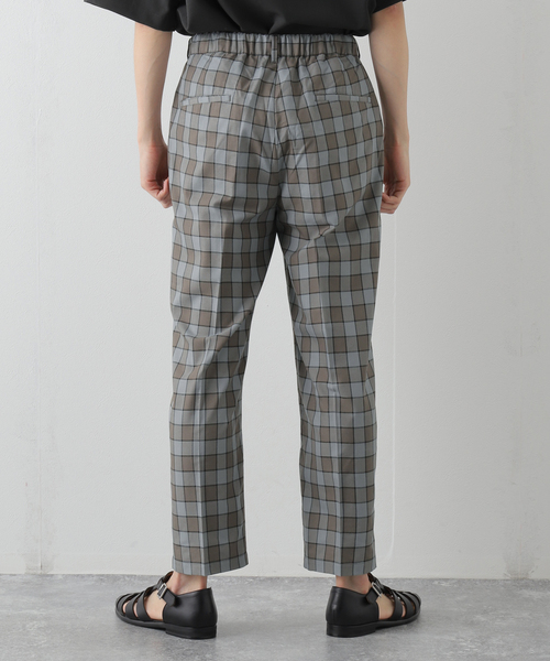 B.C STOCK(ベーセーストック)の「PLAID WIDE TAPERED パンツ(その他パンツ・メンズ・グレー/ブラック・MEDIUM/LARGE)」の18枚目の写真