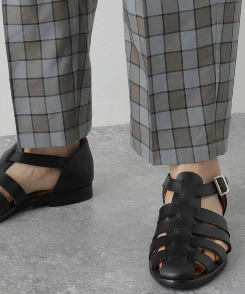 B.C STOCK(ベーセーストック)の「PLAID WIDE TAPERED パンツ(その他パンツ・メンズ・グレー/ブラック・MEDIUM/LARGE)」の11枚目の写真