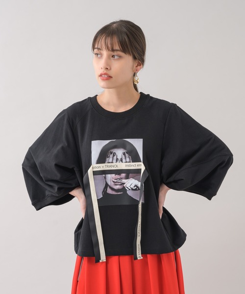 TRANOI（トラノイ）の「TRANOI. FACEコクーントップス（Tシャツ 