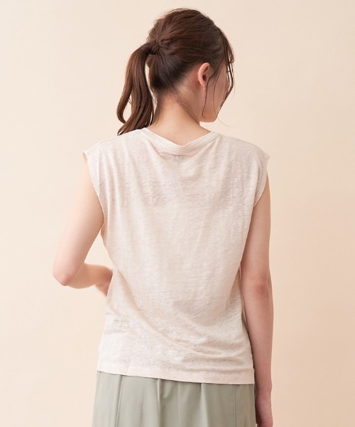 MKT(エムケーティー)の「【MKT】フォトプリントカットソー(Tシャツ/カットソー・レディース・サンドベージュ・2)」の6枚目の写真