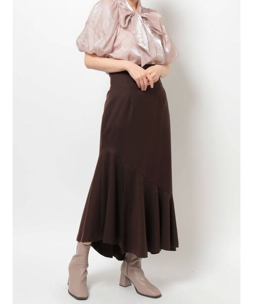 dazzlin（ダズリン）の「オーガンジーバルーンスリーブボウタイブラウス（シャツ/ブラウス・レディース・オフホワイト/ピンク/イエロー/ブルー・FREE）」の9枚目の写真