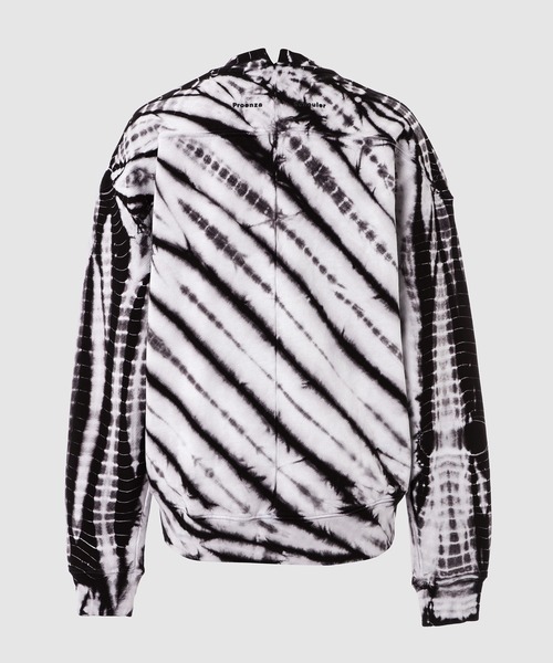 PROENZA SCHOULER(プロエンザ スクーラー)の「Tie Dye Sweatshirt(スウェット・レディース・ブラック×ホワイト/ライトピンク・S/XS)」の5枚目の写真