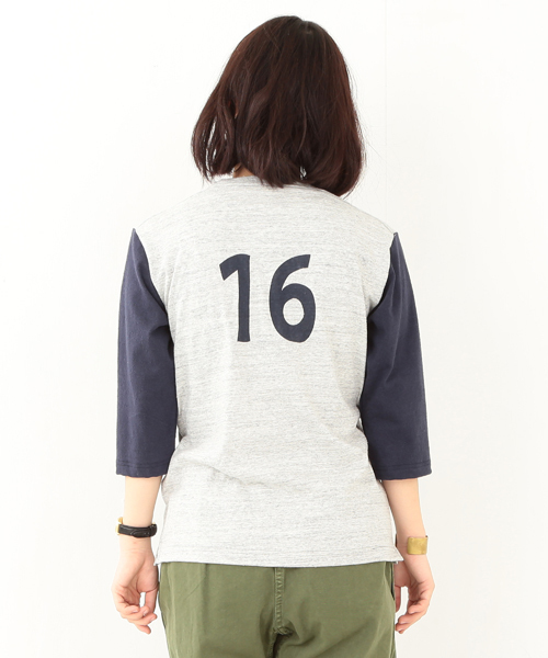 Jackman(ジャックマン)の「Jackman / ハーフスリーブ T(Tシャツ/カットソー・レディース・ナチュラル/グレー・ONE SIZE)」の14枚目の写真