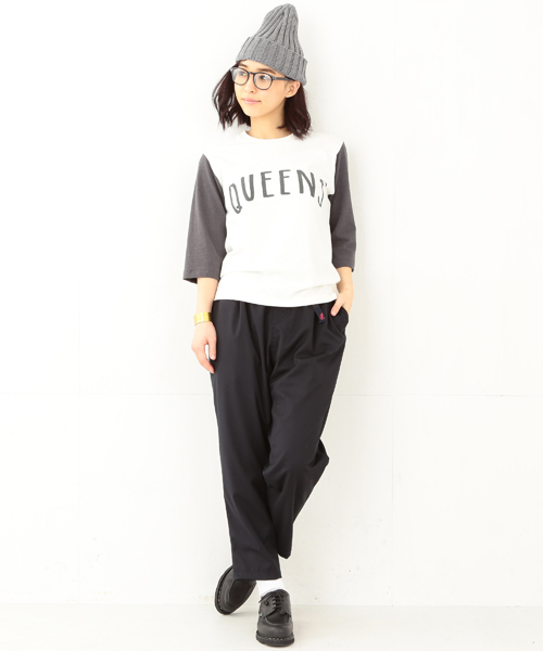 Jackman(ジャックマン)の「Jackman / ハーフスリーブ T(Tシャツ/カットソー・レディース・ナチュラル/グレー・ONE SIZE)」の15枚目の写真