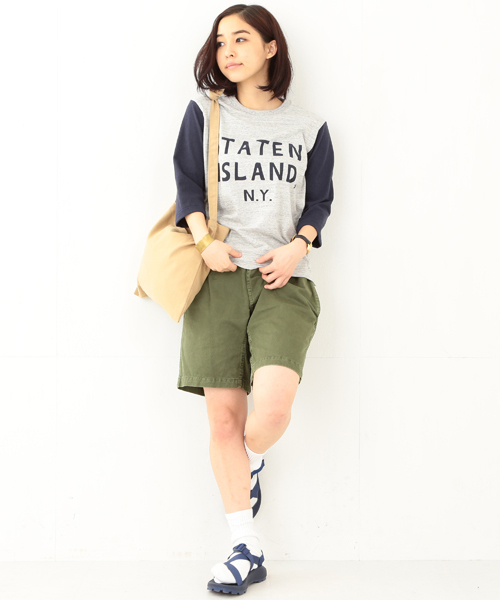 Jackman(ジャックマン)の「Jackman / ハーフスリーブ T(Tシャツ/カットソー・レディース・ナチュラル/グレー・ONE SIZE)」の16枚目の写真