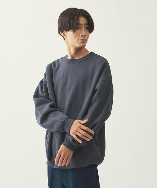 【WEB限定】＜info.BEAUTY&YOUTH＞スーパービッグクルーネックスウェット