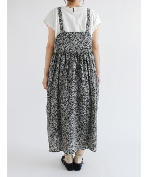 Samansa Mos2(サマンサ モスモス)の「タックタスキワンピース(ワンピース・レディース・ブラック/ベージュ/グリーン/ボルドー/チャコール・フリ-)」の16枚目の写真