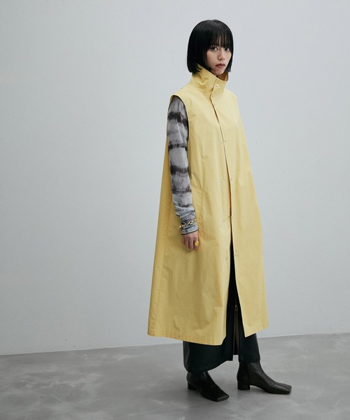 ADAM ET ROPE'（アダムエロペ）の「【3WAY】ライトコート（ブルゾン・レディース・ブラック/ベージュ・FREE）」の6枚目の写真