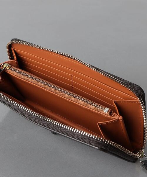 UNITED ARROWS(ユナイテッドアローズ)の「ジップ ロング ウォレット(財布・レディース・ライトグレー/ブラック/オフホワイト/ケリー・FREE)」の5枚目の写真
