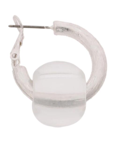 AMERICAN HOLIC（アメリカンホリック）の「アシンメトリーピアスC(ドイツガラス×クリア)（ピアス（両耳用）・レディース・シルバー/ゴールド・FREE）」の11枚目の写真