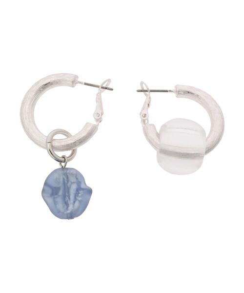 AMERICAN HOLIC（アメリカンホリック）の「アシンメトリーピアスC(ドイツガラス×クリア)（ピアス（両耳用）・レディース・シルバー/ゴールド・FREE）」の13枚目の写真