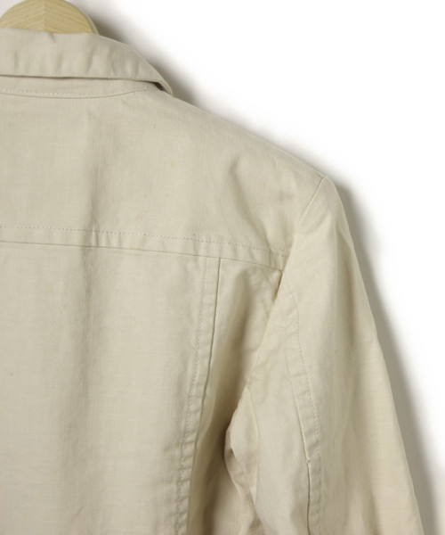 NANO universe（ナノユニバース）の「デニムジャケット（デニムジャケット・メンズ・ベージュ・S）」の4枚目の写真