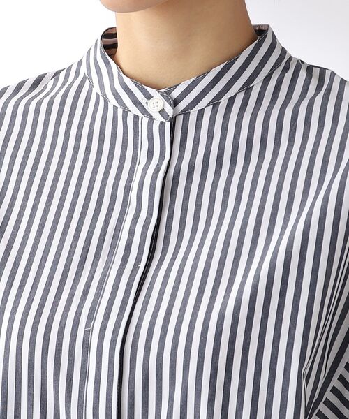 THE SHOP TK (ザ ショップ ティーケー )の「◆バンドカラーシャツワンピース(ワンピース・レディース・ホワイト系/オリーブ/ワイン系4/ネイビー系2・11/12)」の14枚目の写真