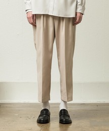 T/Rギャバツータックテーパードパンツ