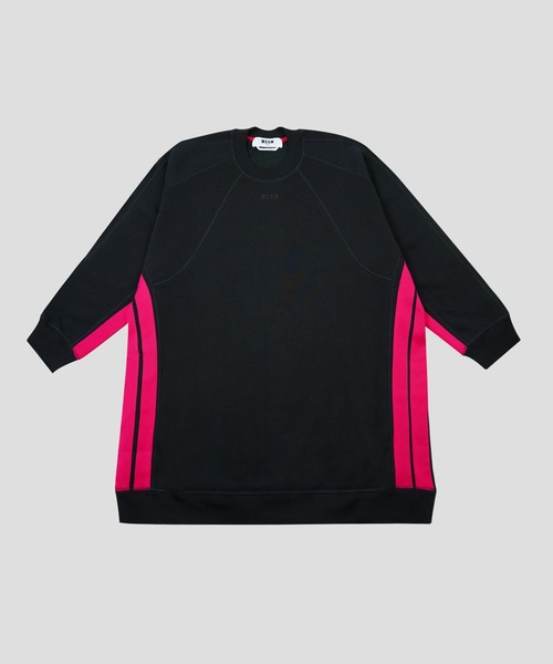 MSGM（エムエスジーエム）の「サイドライン スウェットワンピース 