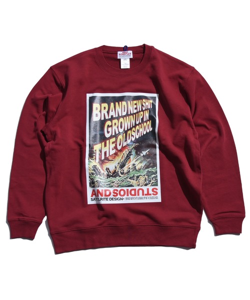 ANDSTUDIOS（アンドステュディオス）の「ANDSTUDIOS（アンドステュディオス）COLLIDE クルーネック ビッグシルエット スウェット トレーナー（スウェット・レディース・クリーム/グリーン/グレー/ワインレッド/パープル/カーキ/ブラック・ONE SIZE）」の20枚目の写真