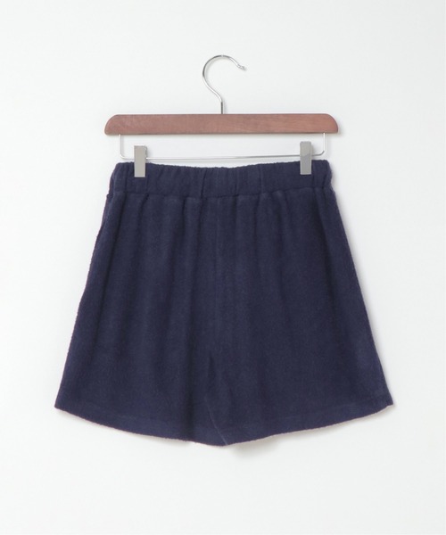 sleeping.com（スリーピングドットコム）の「オリジナルの香り付き素材 レディス・ゆるふわダブルパイルカットソーハーフパンツ（ルームウェア/パジャマ・レディース・ベージュ/オリーブ/ネイビー/ライトグレー/スカイブルー・ﾌﾘ-）」の7枚目の写真