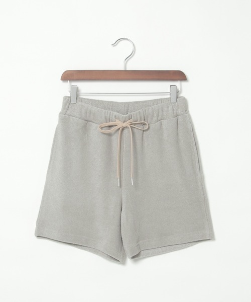 sleeping.com（スリーピングドットコム）の「オリジナルの香り付き素材 レディス・ゆるふわダブルパイルカットソーハーフパンツ（ルームウェア/パジャマ・レディース・ベージュ/オリーブ/ネイビー/ライトグレー/スカイブルー・ﾌﾘ-）」の17枚目の写真