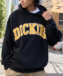 【Dickies】裏毛カレッジアップリケスウェットプルパーカー フーディー ※