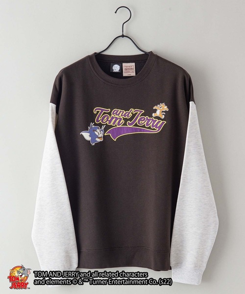 Tom&Jerry(トムアンドジェリー)の「【TOM AND JERRY/トムとジェリー】コラボ ヘビーウェイト 裏起毛 ビッグシルエット スウェット トレーナー(スウェット・メンズ・オフホワイト/グリーン系その他/スミクロ/ピンク/ホワイト/ダークグリーン/ベージュ・MEDIUM/LARGE/X-LARGE)」の10枚目の写真