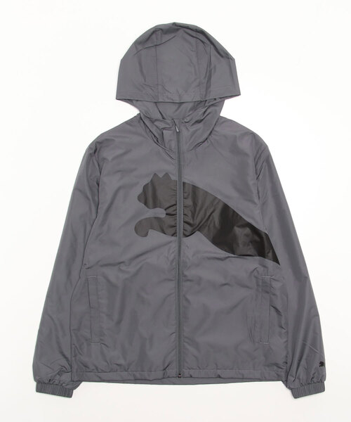 PUMA(プーマ)の「プーマ PUMA トリコット ウーブンジャケット_(ナイロンジャケット・メンズ・ブラック/グレー/オリーブ・LL/3L/S/M/L)」の2枚目の写真