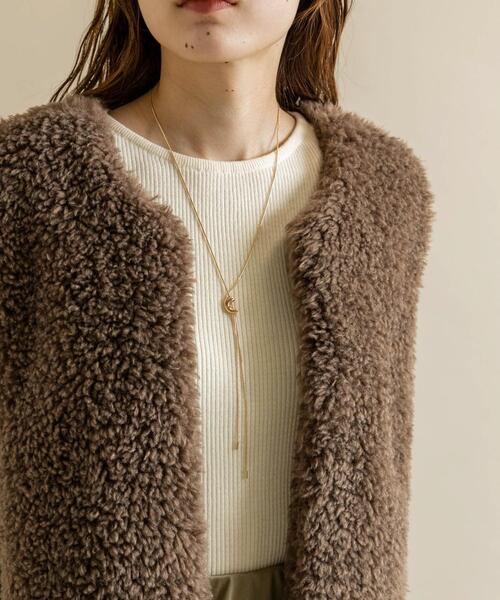 SMELLY（スメリー）の「ニュアンスメタルスライドネックレス（ネックレス・レディース・ゴールド/シルバー・-）」の4枚目の写真