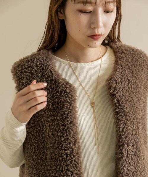 SMELLY（スメリー）の「ニュアンスメタルスライドネックレス（ネックレス・レディース・ゴールド/シルバー・-）」の5枚目の写真