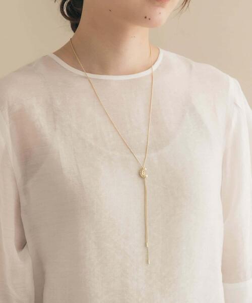 SMELLY（スメリー）の「ニュアンスメタルスライドネックレス（ネックレス・レディース・ゴールド/シルバー・-）」の6枚目の写真