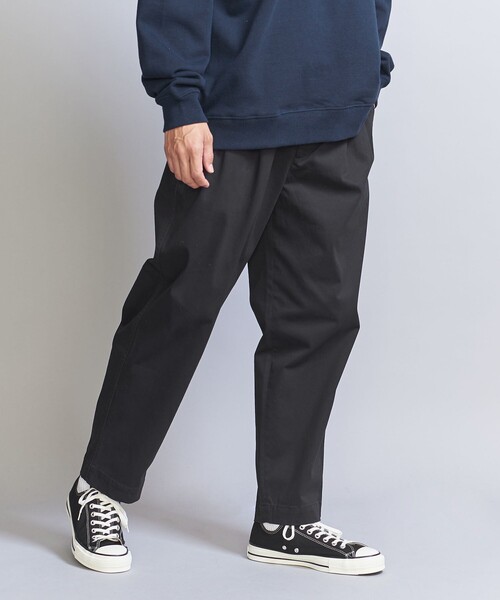 高級★美品★ユナイテッドアローズ　バルーンイージーパンツ　1.3万　紺　M BEAUTY&YOUTH UNITED ARROWS（ビューティーアンドユース
