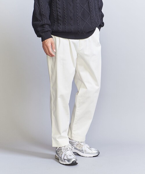 BEAUTY&YOUTH UNITED ARROWS（ビューティーアンドユースユナイテッドアローズ）の「サテン クロス バルーン イージーパンツ（その他パンツ・メンズ・ブラック/オフホワイト/ダークブラウン・S/L/M/XL）」の7枚目の写真