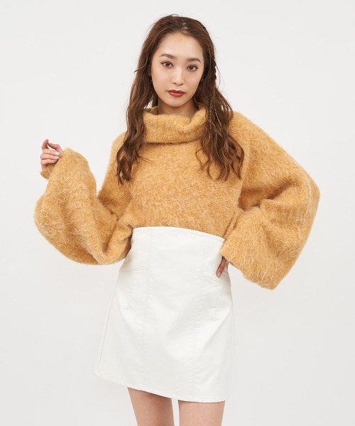 SPIRALGIRL（スパイラルガール）の「ハイウエストスカート（スカート・レディース・ブラック/ホワイト・FREE）」の17枚目の写真